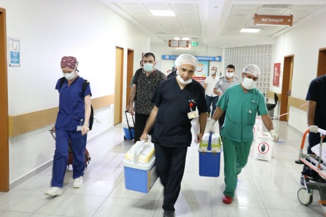 Kahramanmaraş'ta hayatını kaybeden kadının organları 3 hastaya umut oldu