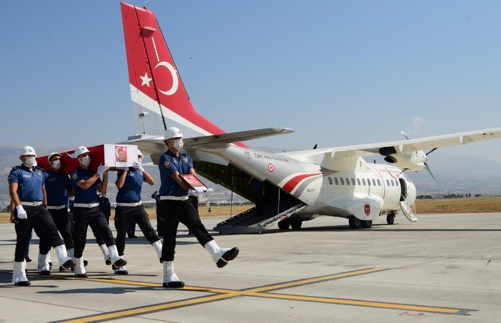 Zırhlı araç devrilmişti, Şehit polis Osman Gül’ün cenazesi geldi