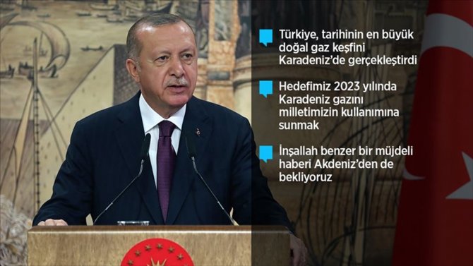 Cumhurbaşkanı Erdoğan: 320 milyar metreküp doğal gaz rezervi keşfettik
