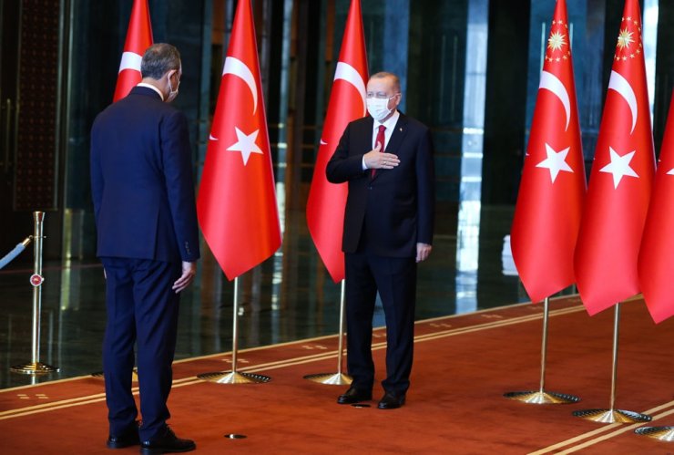Cumhurbaşkanı Erdoğan, tebrikleri kabul etti