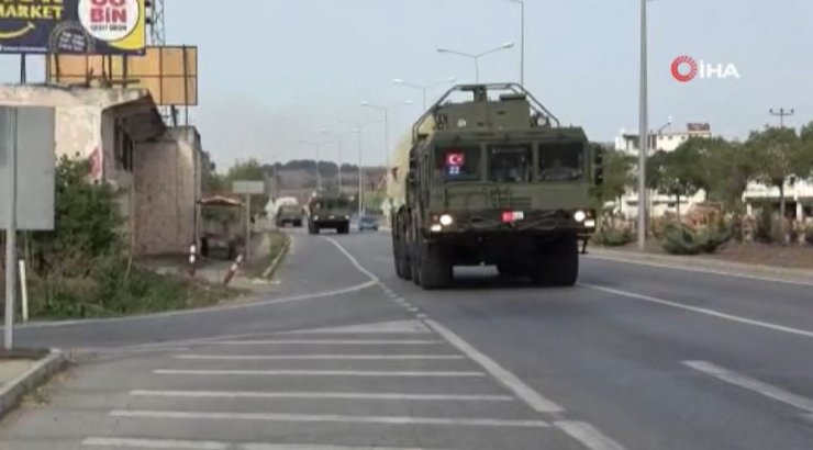 S-400’ler test atışlarını başarı ile tamamlayıp Ankara’ya gitmek için yola çıktı