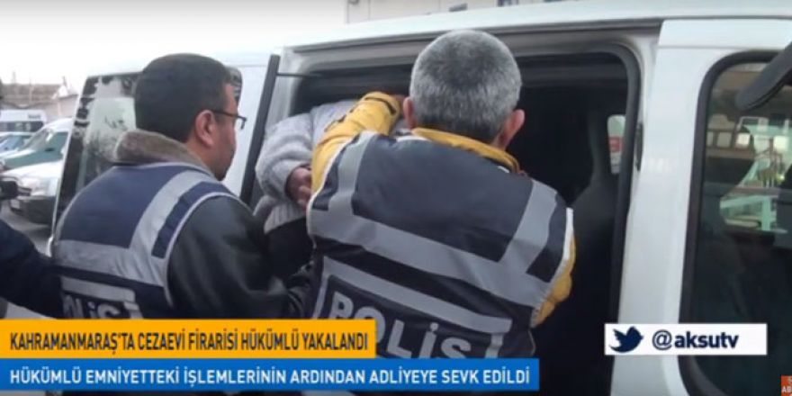 Kahramanmaraş'ta Cezaevi Firarisi Hükümlü Yakalandı